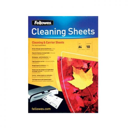 Folhas de limpeza para plastificadora A4 Pack10 , Fellowes , 5891053 , 43859522163